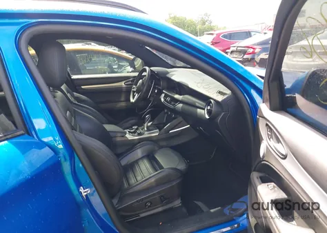 2018 Alfa Romeo Stelvio Ti Sport Awd from USA, damaged, VIN ZASFAKNN2J7B95719